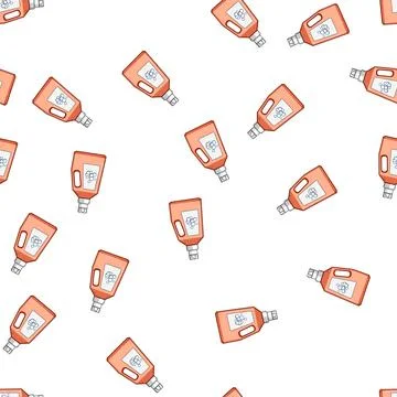Pattern Laundry detergent bottle for cleaning clothes and fabrics 스톡 일러스트