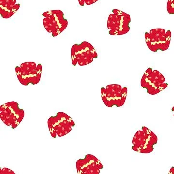 Pattern layer winter sweater cozy cartoon vector Stock Illustration