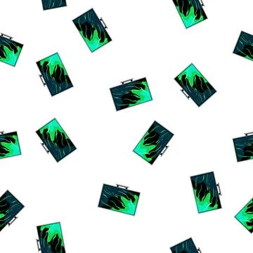 Pattern lcd tv screen cartoon vector Stock Illustration
