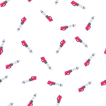 Pattern leaf blower tool for modern yard cleaning Stock Illustration