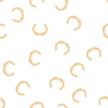 Pattern leaf gold laurel cartoon vector Stockillustratie
