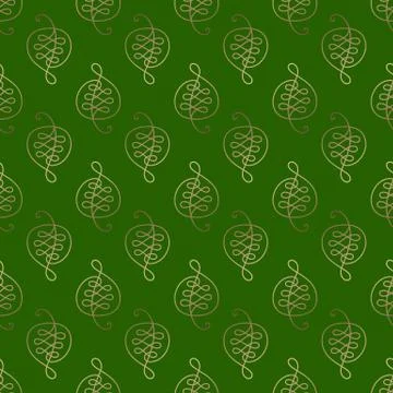 Pattern of leafs Stock Illustration