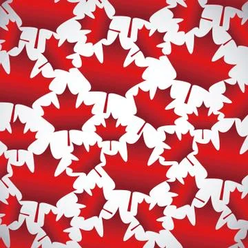 Pattern of leafs maple canada 스톡 일러스트
