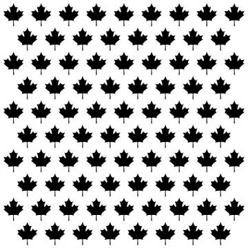 Pattern of leafs maple canada 스톡 일러스트