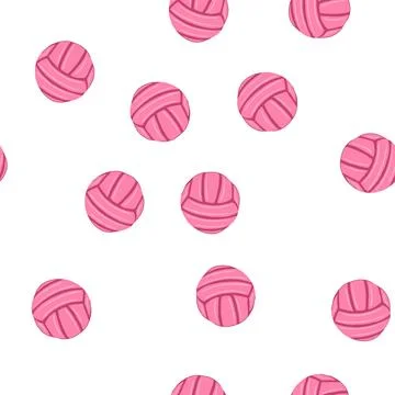Pattern leather volleyball ball cartoon vector Stock Illustration