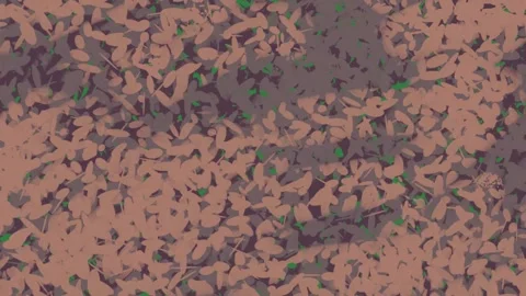 A pattern of leaves on gray background and an abstract with lot green image Stock Footage 335695744
