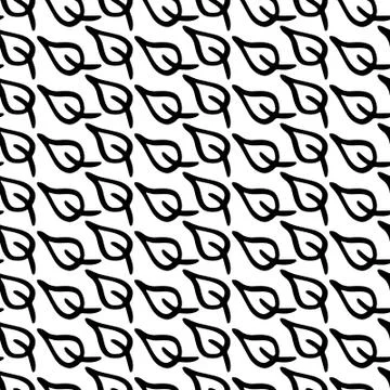 Pattern with leaves Stock Illustration