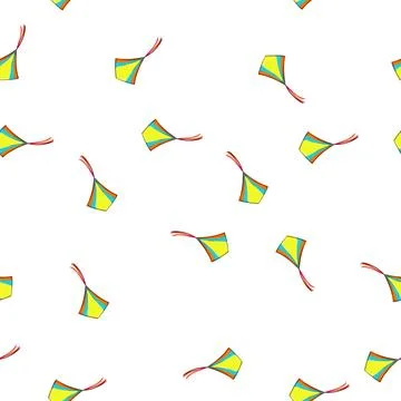 Pattern leisure kite sky cartoon vector 스톡 일러스트