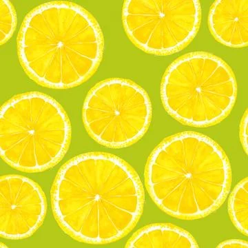 Pattern with lemon Stock-Illustration