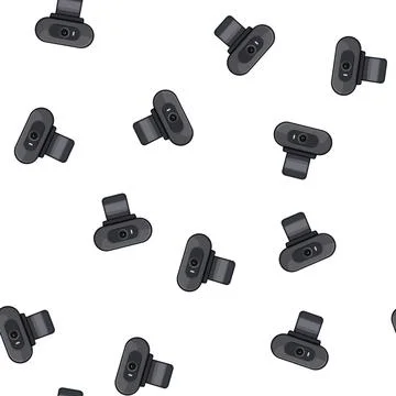 Pattern lens web camera cartoon vector Stock Illustration