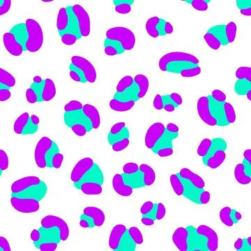 Pattern leo green violet Stock-Illustration