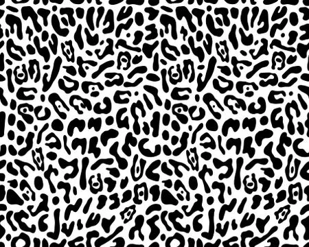 Pattern of leopard skin Stock Illustration
