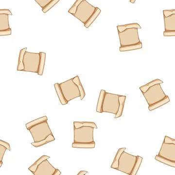 Pattern letter papyrus parchment cartoon vector 库存插图