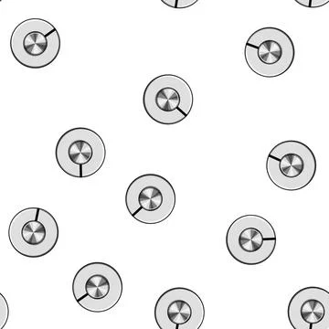 Pattern level dial knob cartoon vector Illustrazione stock