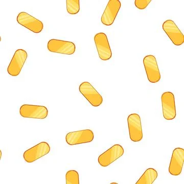 Pattern level gold game button cartoon vector Stock Illustration