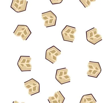 Pattern library old book cartoon vector Illustrazione stock