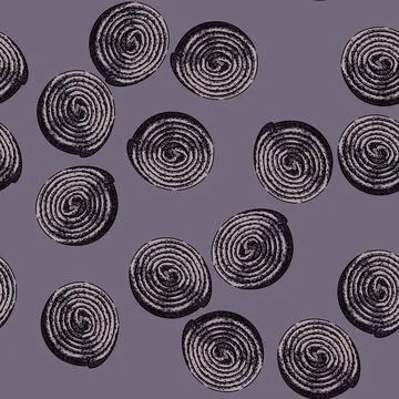 Pattern licorice candy natural sketch hand drawn Stock Illustration