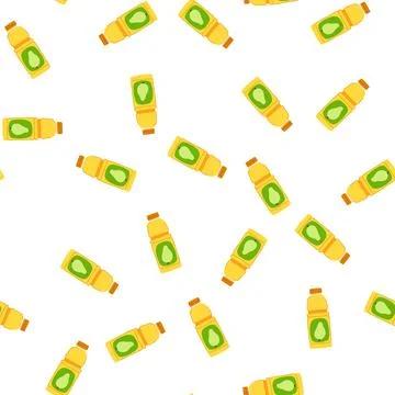 Pattern lid juice bottle cartoon vector Stock Illustration