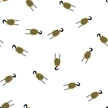 Pattern lifting crane hook cartoon vector Stock Illustration