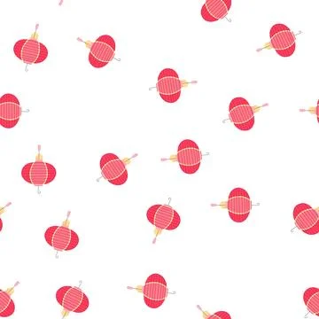 Pattern light asian lantern cartoon vector 스톡 일러스트