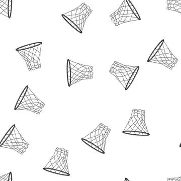 Pattern light basketball hoop cartoon vector イラスト素材