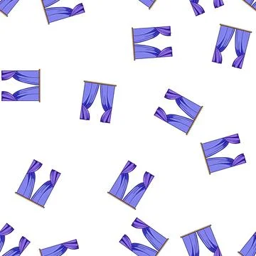 Pattern light blackout curtains cartoon vector Stock Illustration
