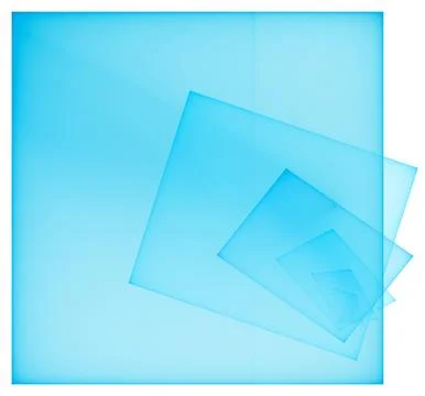 Pattern with light blue squares isolated on white Stock Illustration