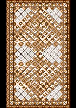 Pattern for light carpet  Illustrazione stock