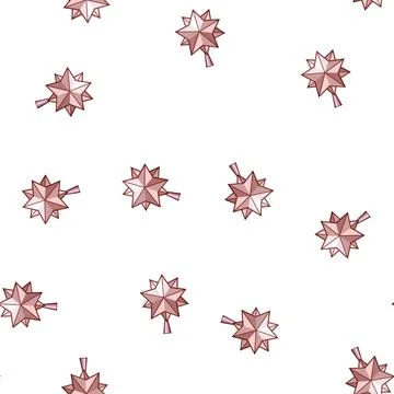 Pattern light christmas star cartoon vector イラスト素材