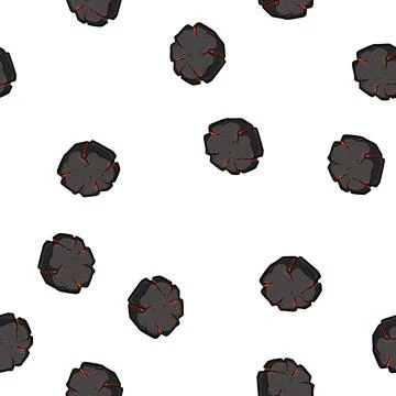 Pattern light fire ball cartoon vector Stock Illustration