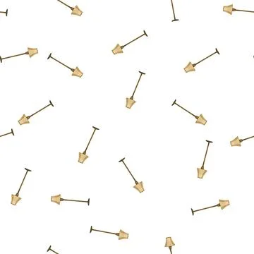 Pattern light floor lamp cartoon vector Illustrazione stock