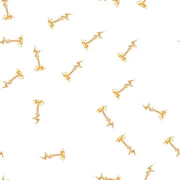 Pattern light lightning effect cartoon vector Stock Illustration