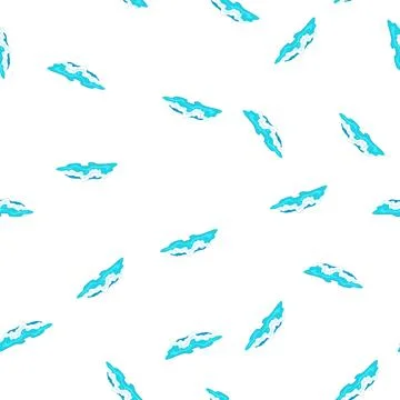 Pattern light ocean waves cartoon vector イラスト素材