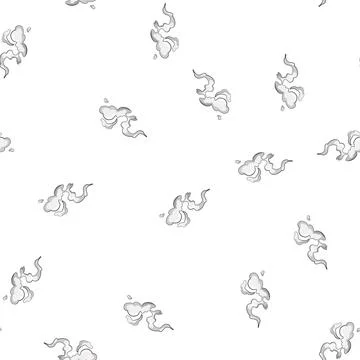 Pattern light smoke cloud cartoon vector 스톡 일러스트