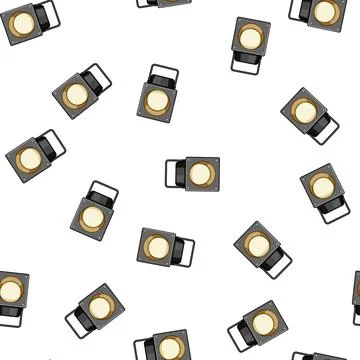 Pattern lighting spotlight stage cartoon vector イラスト素材