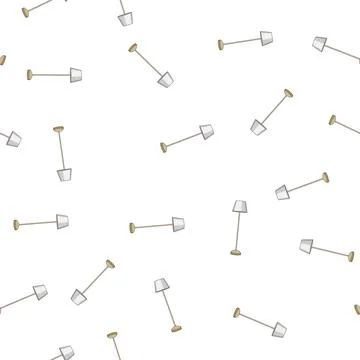 Pattern lighting torchere cartoon vector Stock Illustration