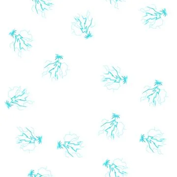 Pattern lightning bolt striking ground generating electric impact Stock Illustration