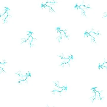 Pattern lightning bolt striking ground creating powerful electrical discharge イラスト素材