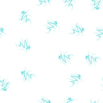 Pattern lightning strike impacting ground with electric discharge Stock Illustration
