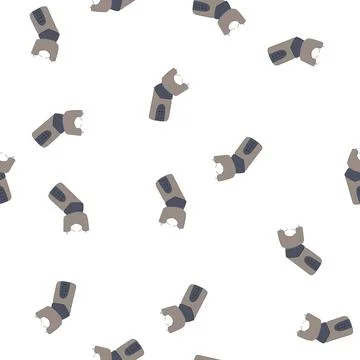 Pattern lightning taser gun cartoon vector Illustrazione stock