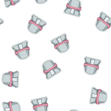 Pattern lightweight bath seat baby cartoon vector Stock Illustration