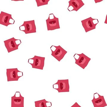 Pattern lightweight fabric grocery bag cartoon vector Stock Illustration