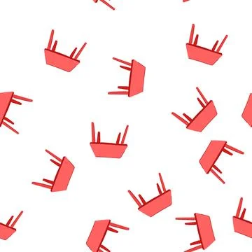 Pattern lightweight plastic table cartoon vector Stock Illustration