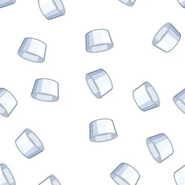 Pattern lightweight sauce dipping bowl cartoon vector Stockillustratie