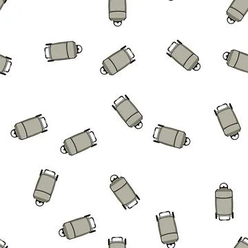 Pattern lightweight trolley bag cartoon vector 库存插图