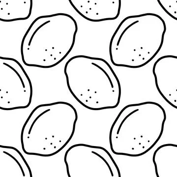 Pattern of lime doodle Stock Illustration