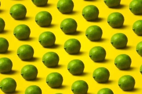 Pattern with limes Foto stock