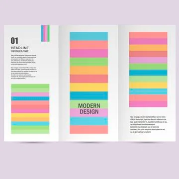 Pattern line abstract design in A4. Modern vector background Illustrazione stock