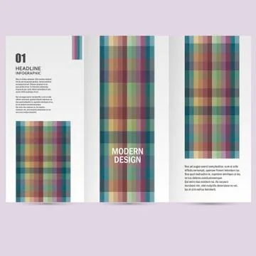 Pattern line abstract design in A4. Modern vector background イラスト素材