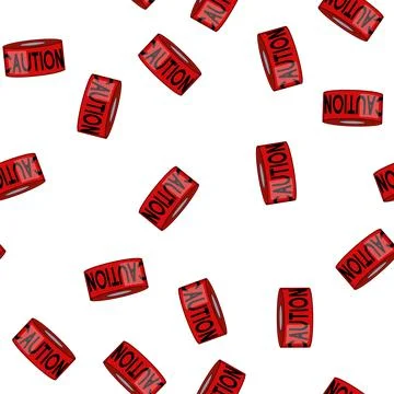 Pattern line danger tape cartoon vector Stock Illustration